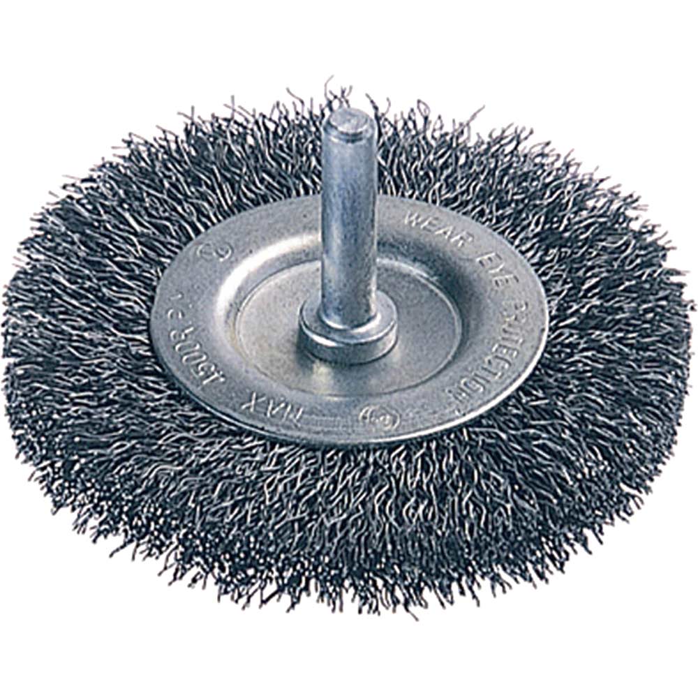 Wolfcraft 2101-000 Wire Wheel Brush 75mm/3"