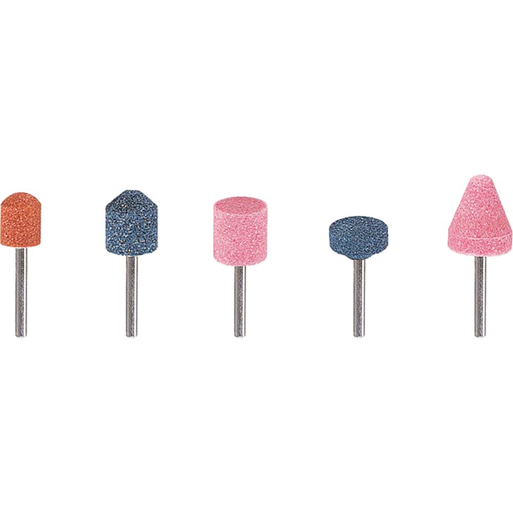 Image of Wolfcraft 2142 Mini Mounted Stones (Set 5)