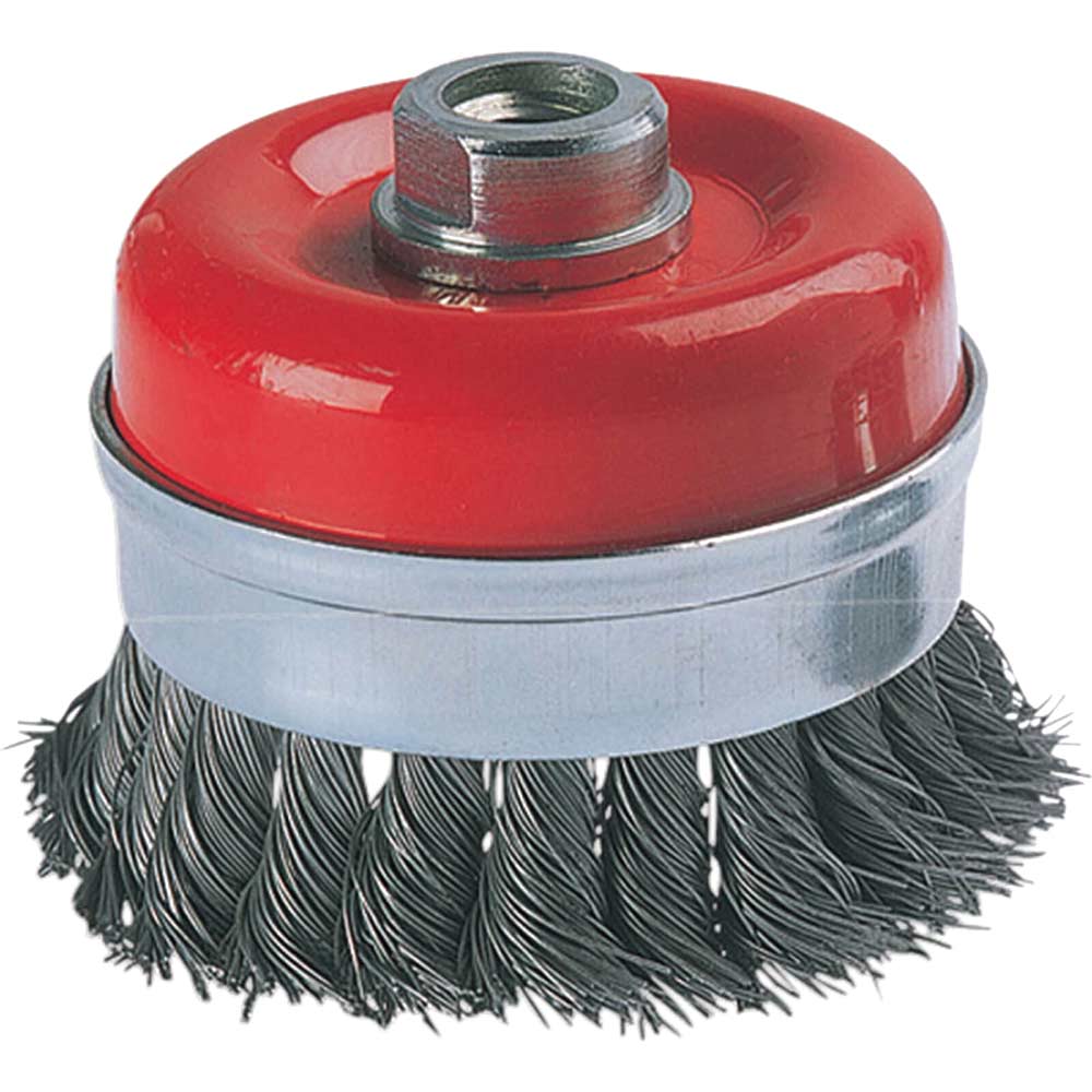 Image of Wolfcraft 2150 Wire Cup Brush 100mm x M14
