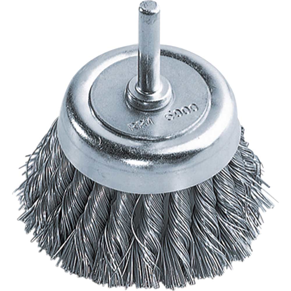 Wolfcraft 2704 Cup Brush Twisted - 6mm Shank