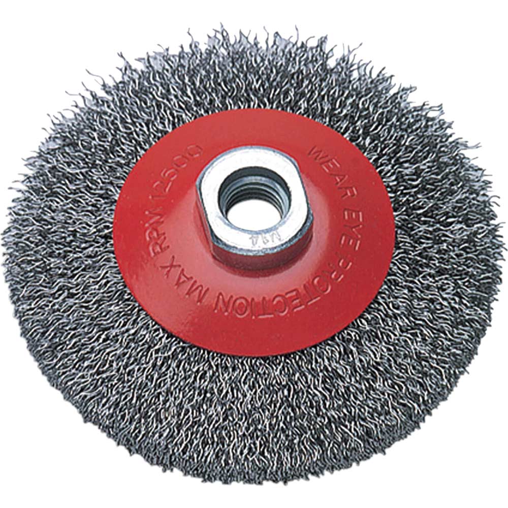 Image of Wolfcraft 2705 Conical Wire Brush - M14 Thread