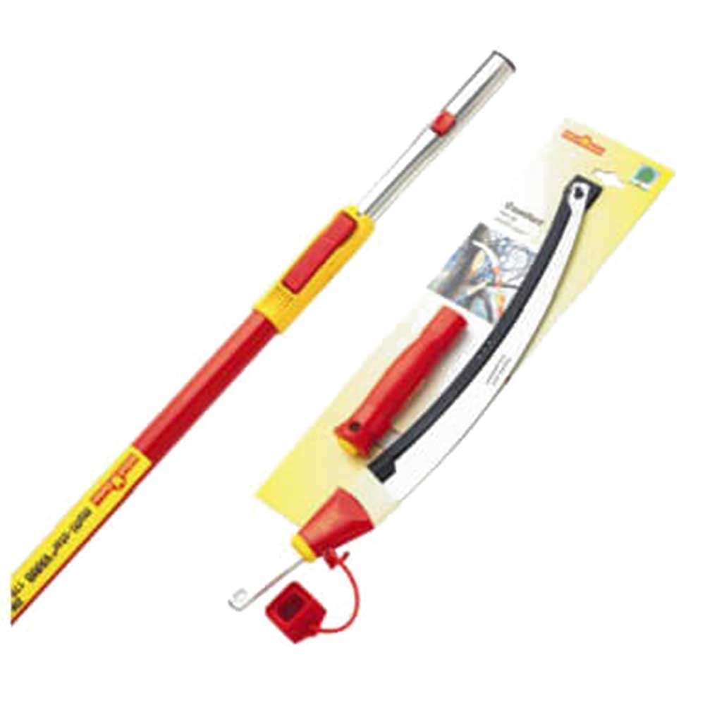 Image of Wolf Garten Multi Change Tree Pruning Saw + 3 Metre Telescopic Handle