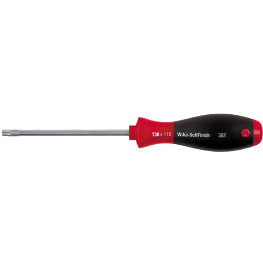 Image of Wiha 362 Series T10 x 80mm Torx Screwdriver with SoftFinish Handle