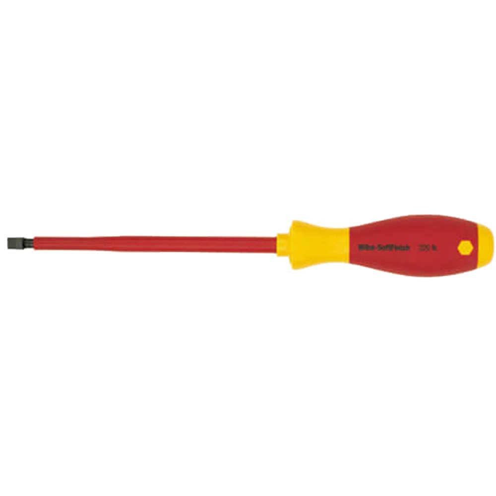 Image of Wiha Soft Finish 6 x 150mm Parallel Slotted VDE Insulated Screwdriver
