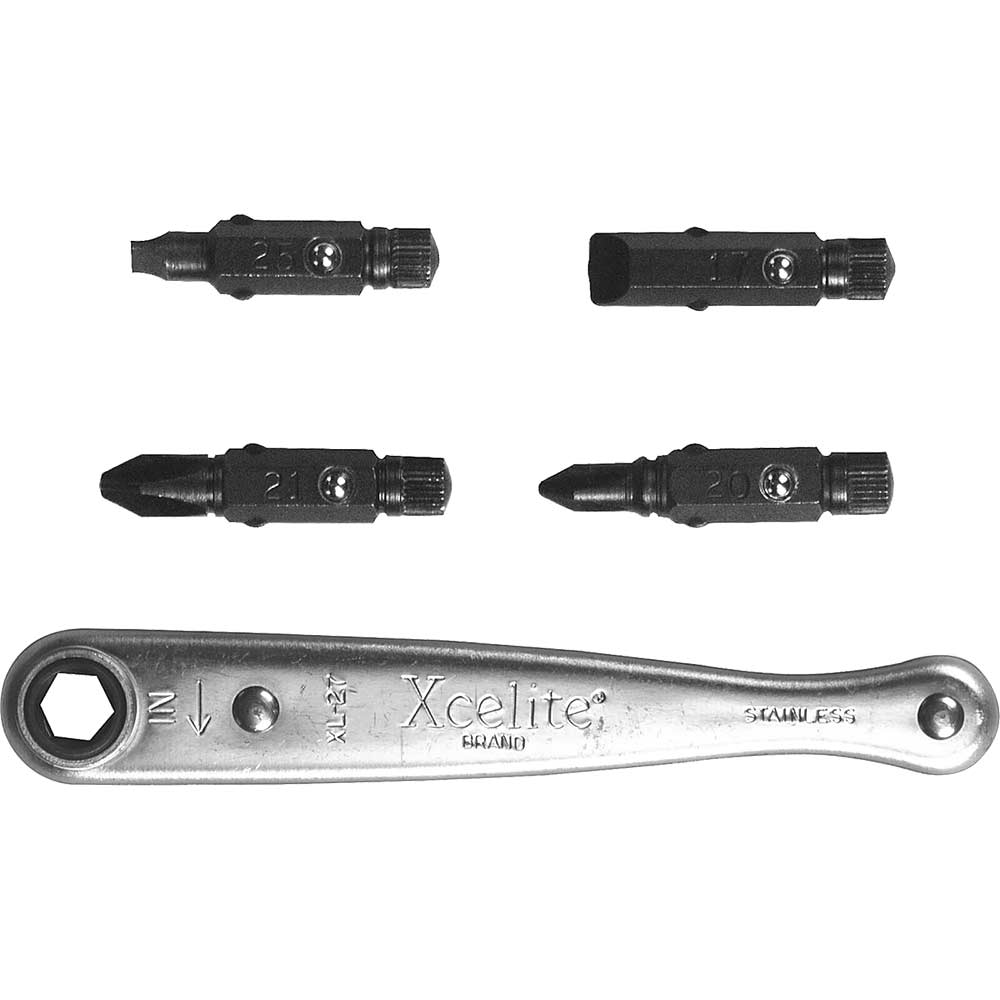 Xcelite XL75 Offset Ratchet Screwdriver Set