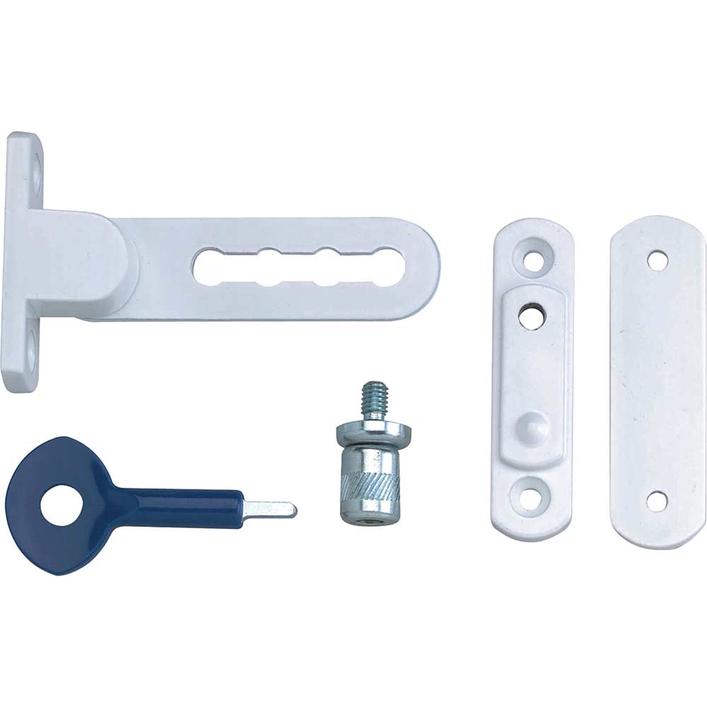 Yale Locks P117 Ventilation Window Lock White Finish Pack of 2