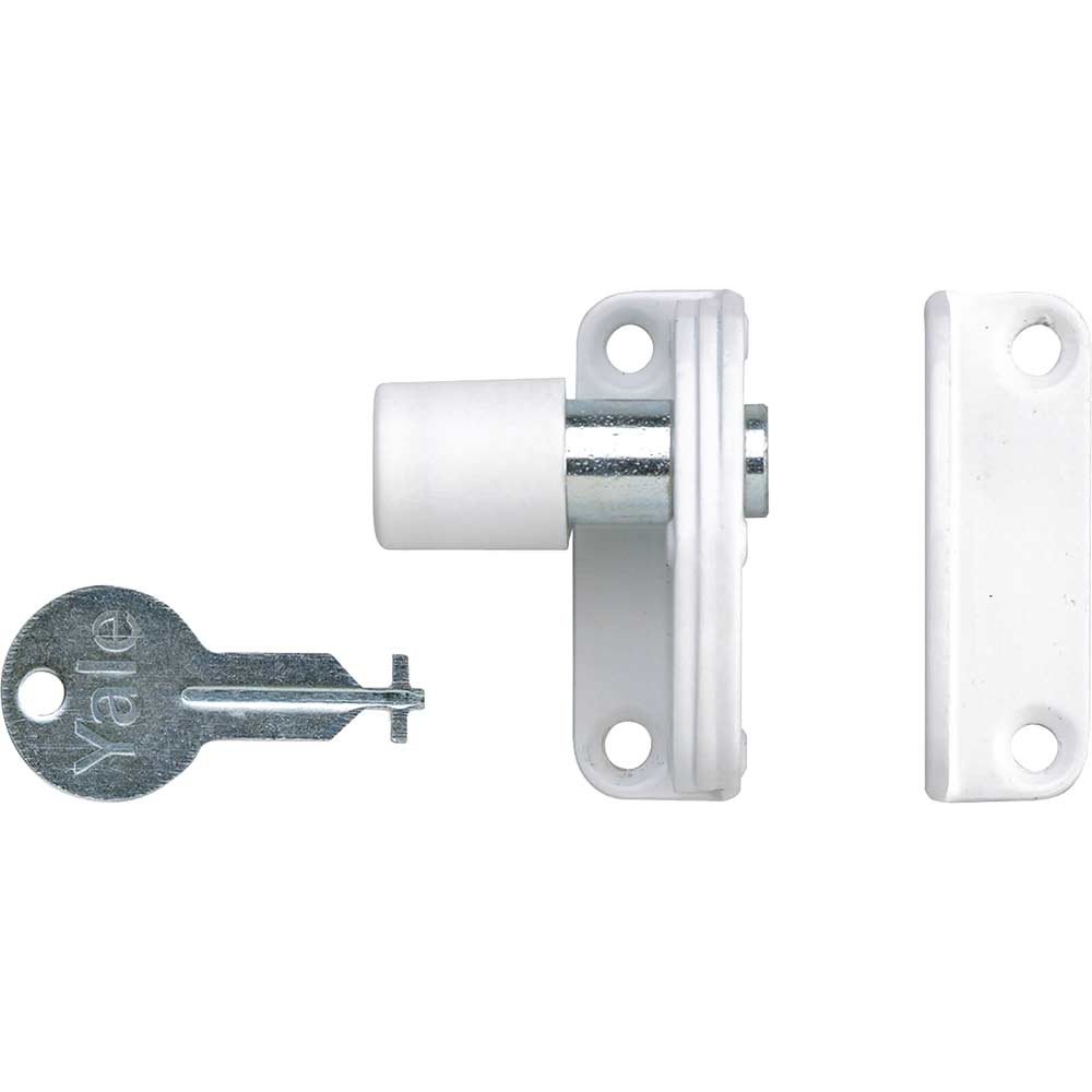 Yale Locks P123 Sash Window Presslock White