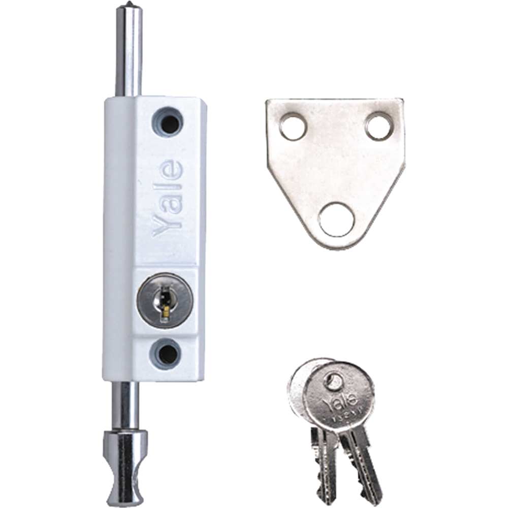 Yale Locks P124 Door Push Bolt Brass Finish