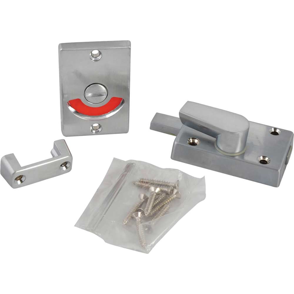 Yale Locks Indicator Bolt for Bathrooms or WC Doors Satin Chrome P127
