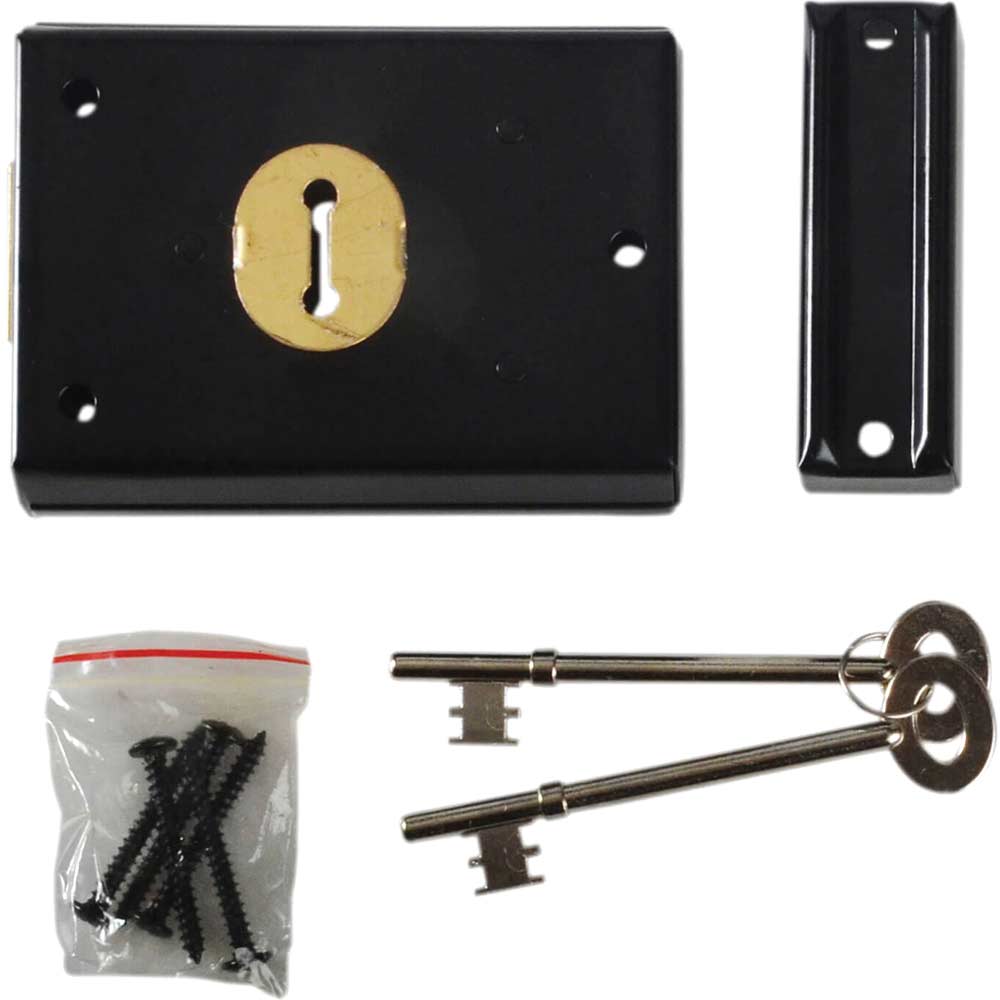 Yale Locks P402 Rimlock Grey Finish 62 x 76mm