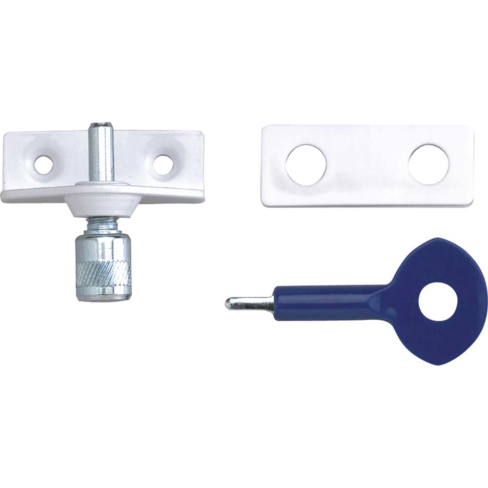 Yale Locks P120 Window Staybolts White Pack of 6 P6P120