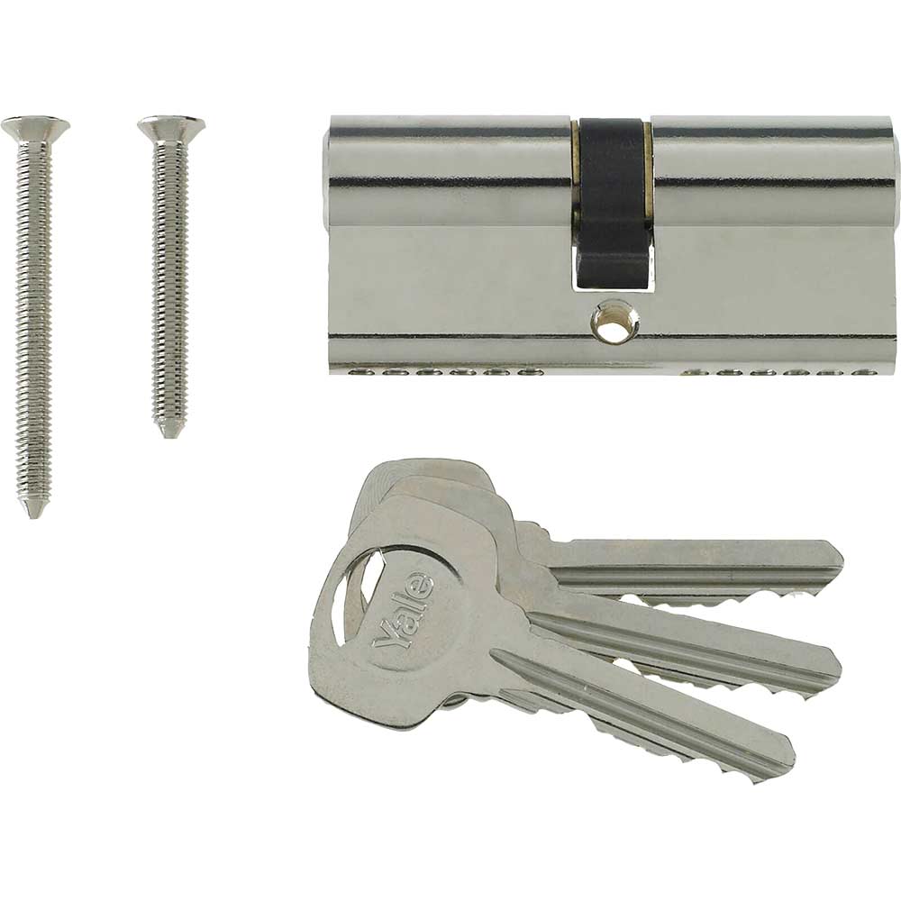 Yale Locks X6 Kitemark Euro Double Cylinder 35 x 45mm 90mm Long Polished Brass