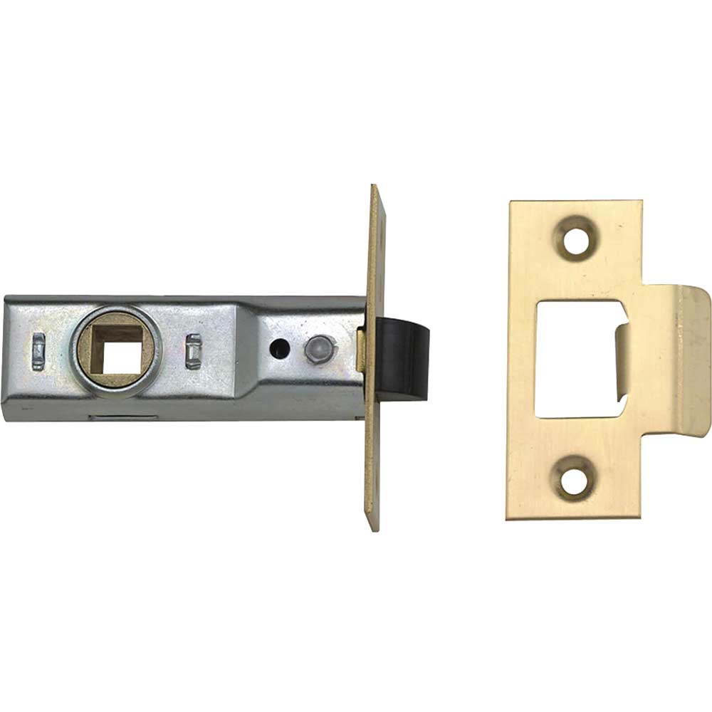Yale Locks M888 Rebated Mortice Latches 64mm / 2.5" Polished Brass Pack of 3