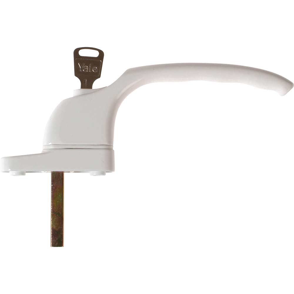 Yale Locks PVCu Window Handle White Finish YWHLCK40N-WH