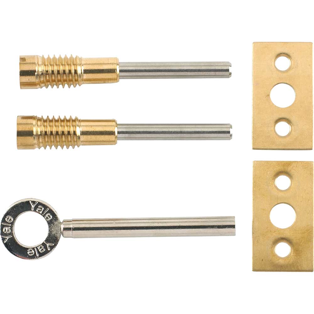 Yale Locks 8013 Dual Screw Window Lock Brass Finish Pack Of 2