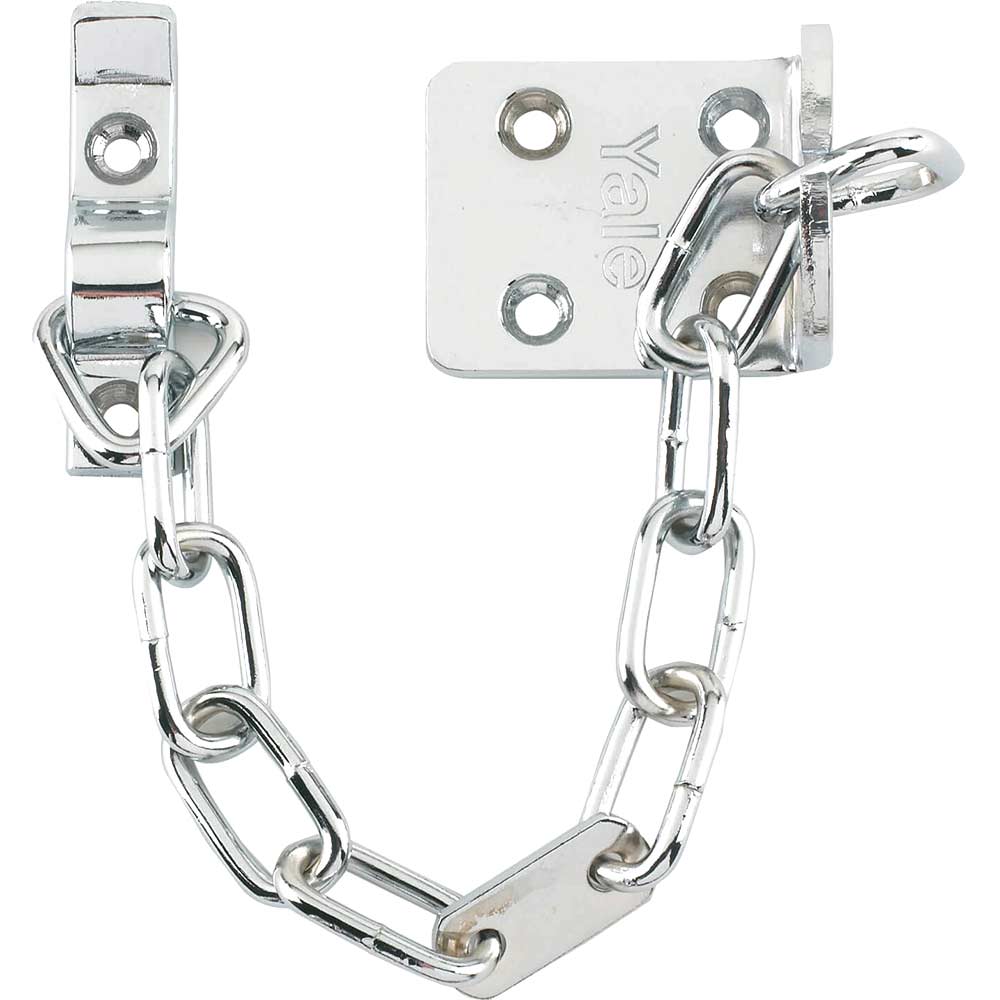 Yale Locks WS6 Security Door Chain Satin Chrome Finish