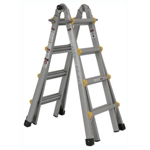 Youngman Transforma Aluminium 4 Way Combination Ladder Extension, Steps, Stairway, Trestles