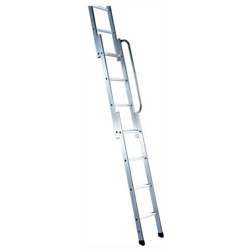 Youngman Easiway Aluminium 3 Section Extending Loft Ladder Extends 3 Metre
