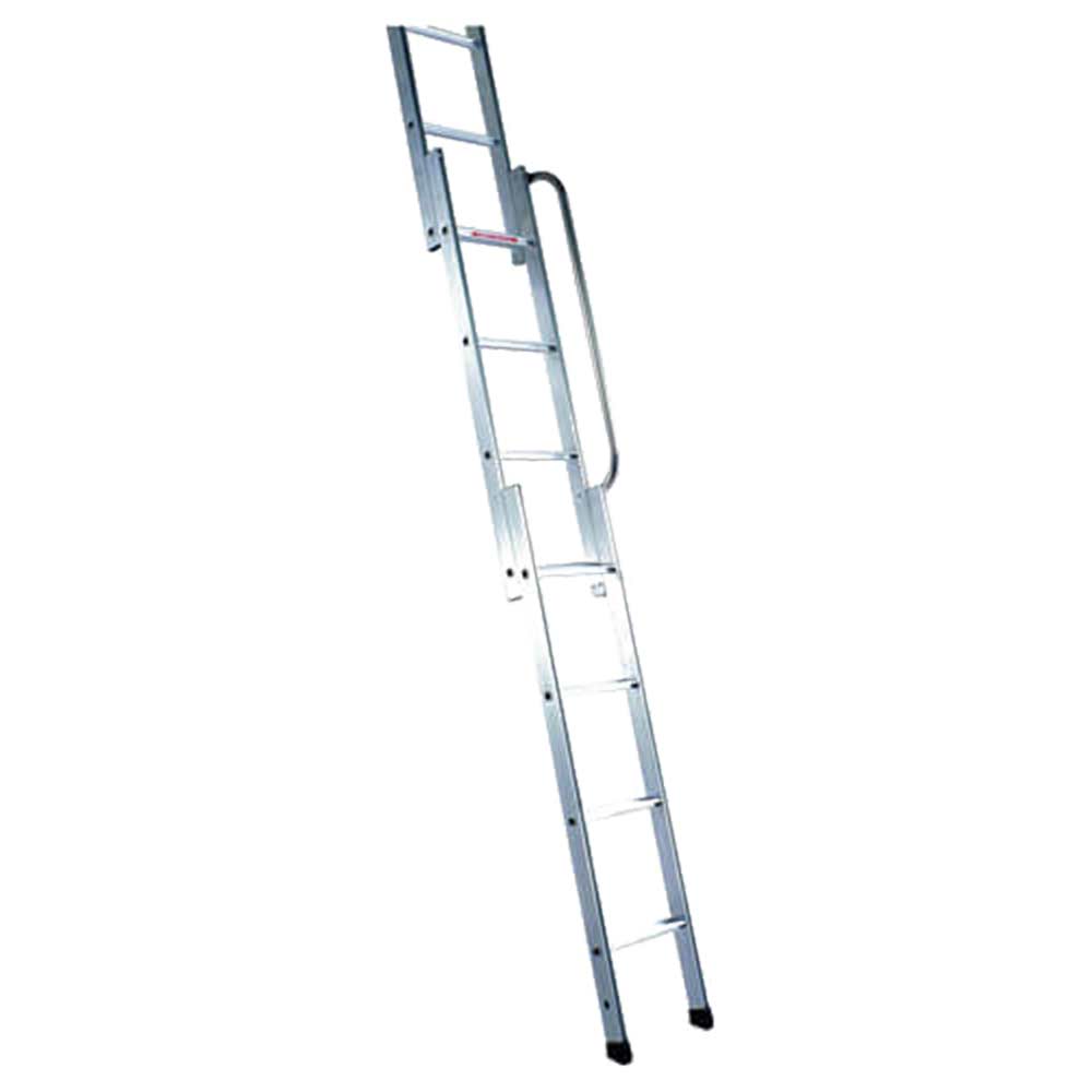 Image of Youngman Easiway 3 Metre Aluminium 3 Section Extending Loft Ladder Extends 12 Tread