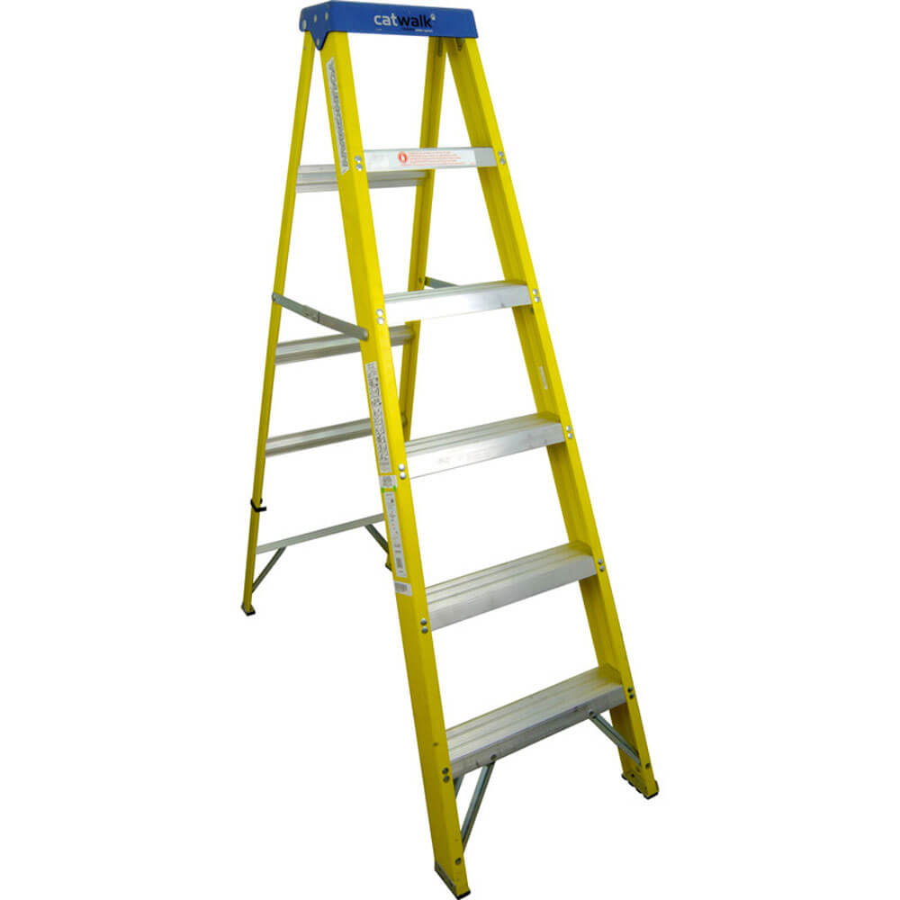 Youngman Heavy Duty Catwalk S400 Fibre Glass Step Ladder 1 Metre 4 Tread