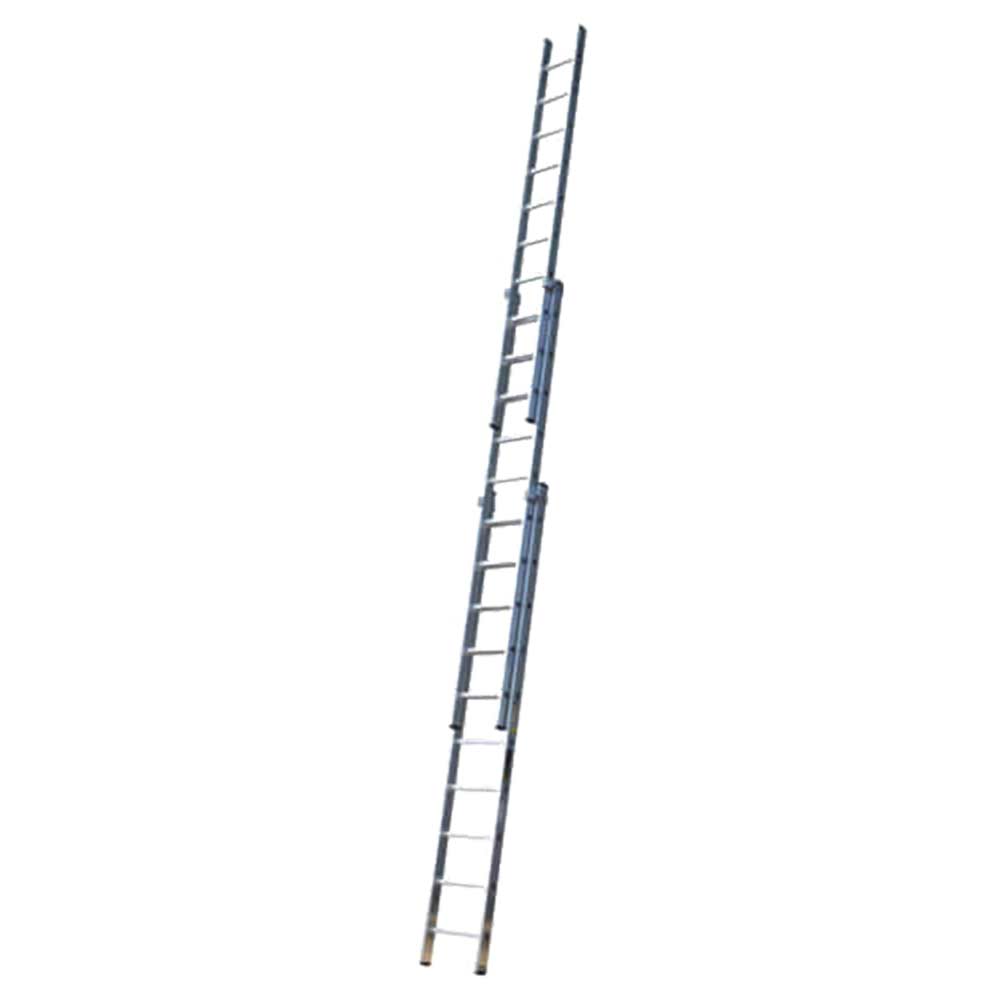 Youngman Trade 200 Aluminium 3 Section Extension Ladder 4.2 - 10.6 Metre