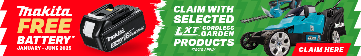 Makita Free LXT Battery Redemption With Cordless Garden Products Price Comparisons | Compare The Build