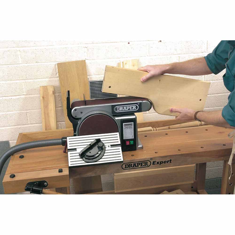 Draper Belt & Wheel Sander 200mm Disc 350w 240v