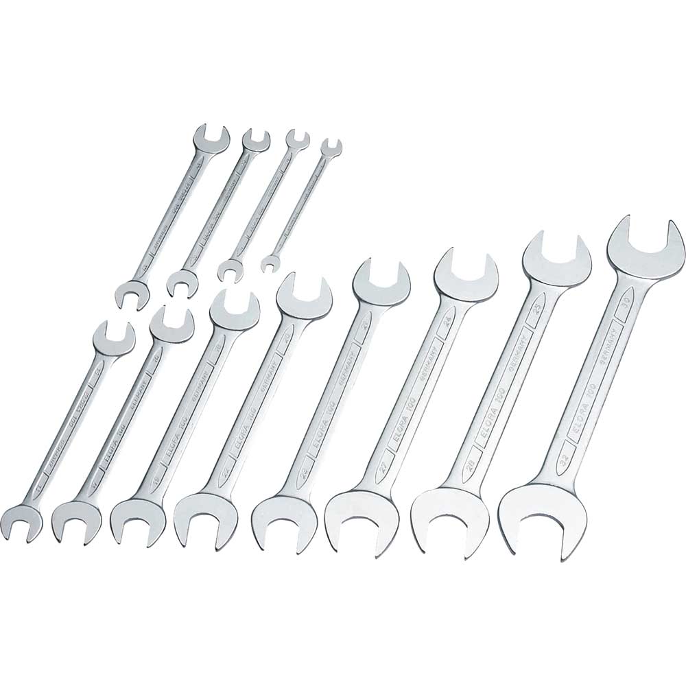 Image of Elora 12 Piece Long Open End Spanner Set