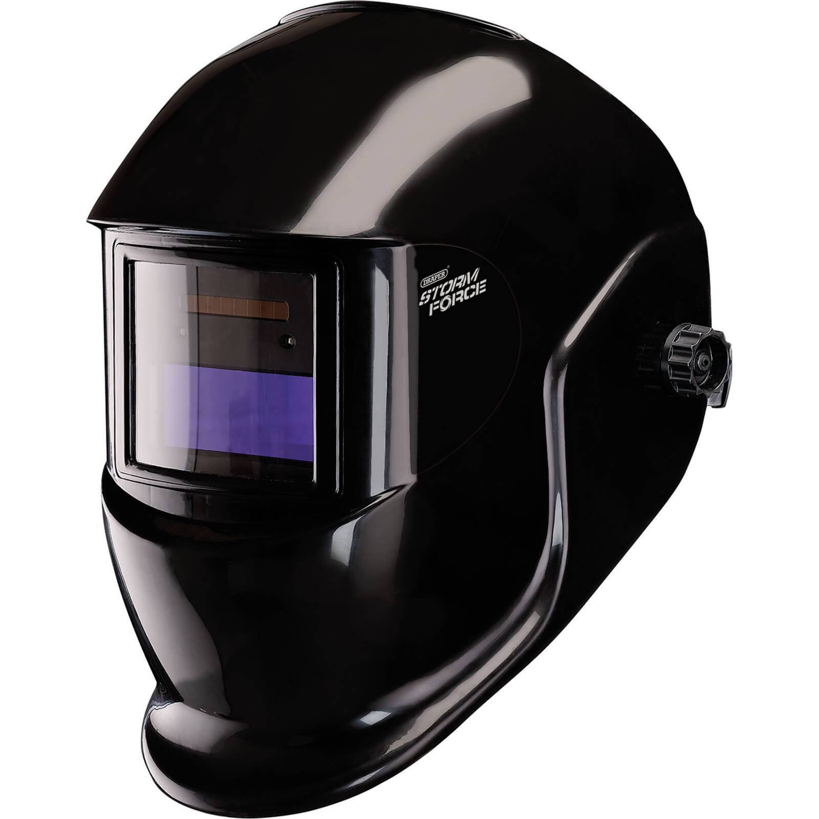 Image of Draper Storm Force Fixed Shade Auto Darkening Welding Helmet Black