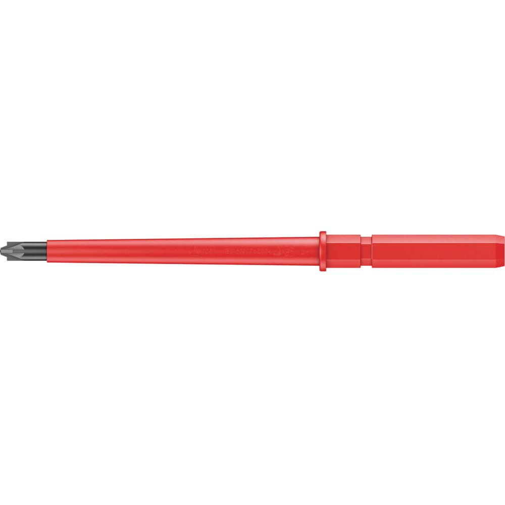 Photo of Wera Kraftform Kompakt 65i Pozi Slotted Vde Interchangeable Screwdriver Blade Pz2 / Slotted 154mm