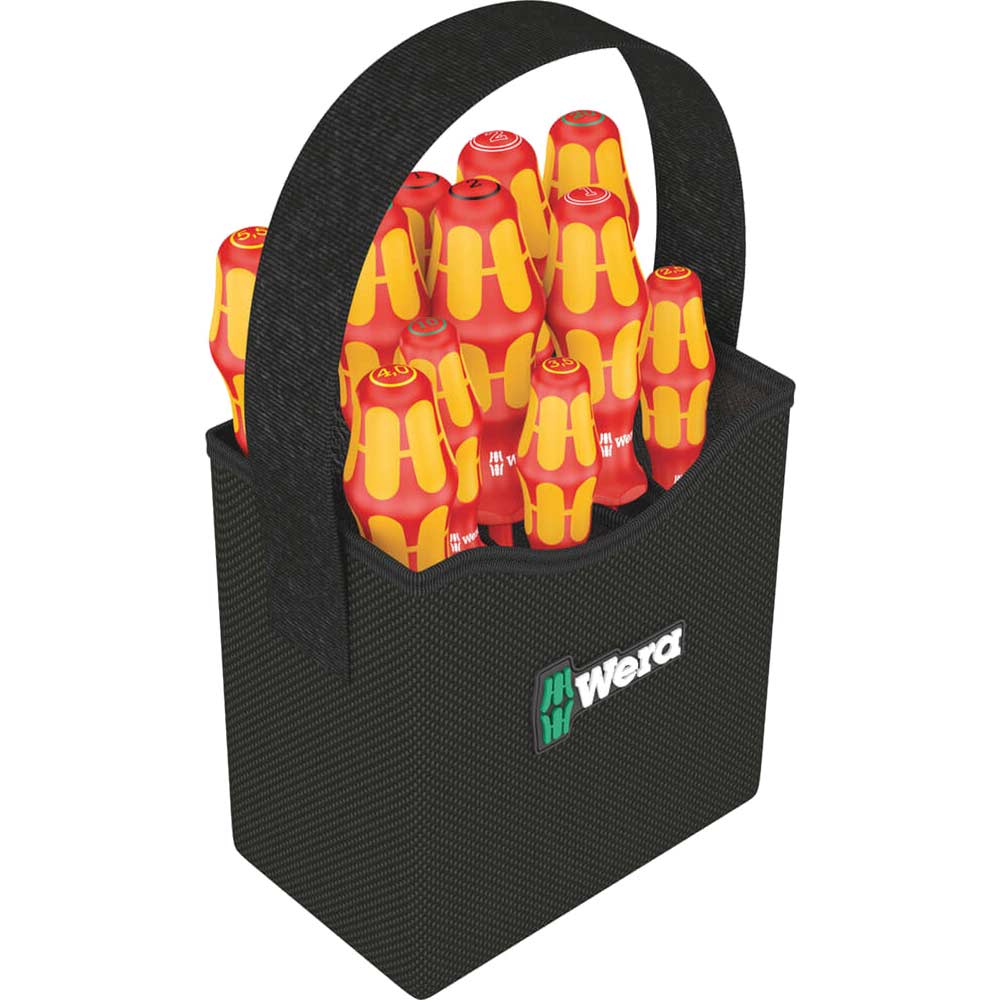 Photo of Wera 12 Piece Kraftform Plus Vde Insulated 2go Screwdriver Set