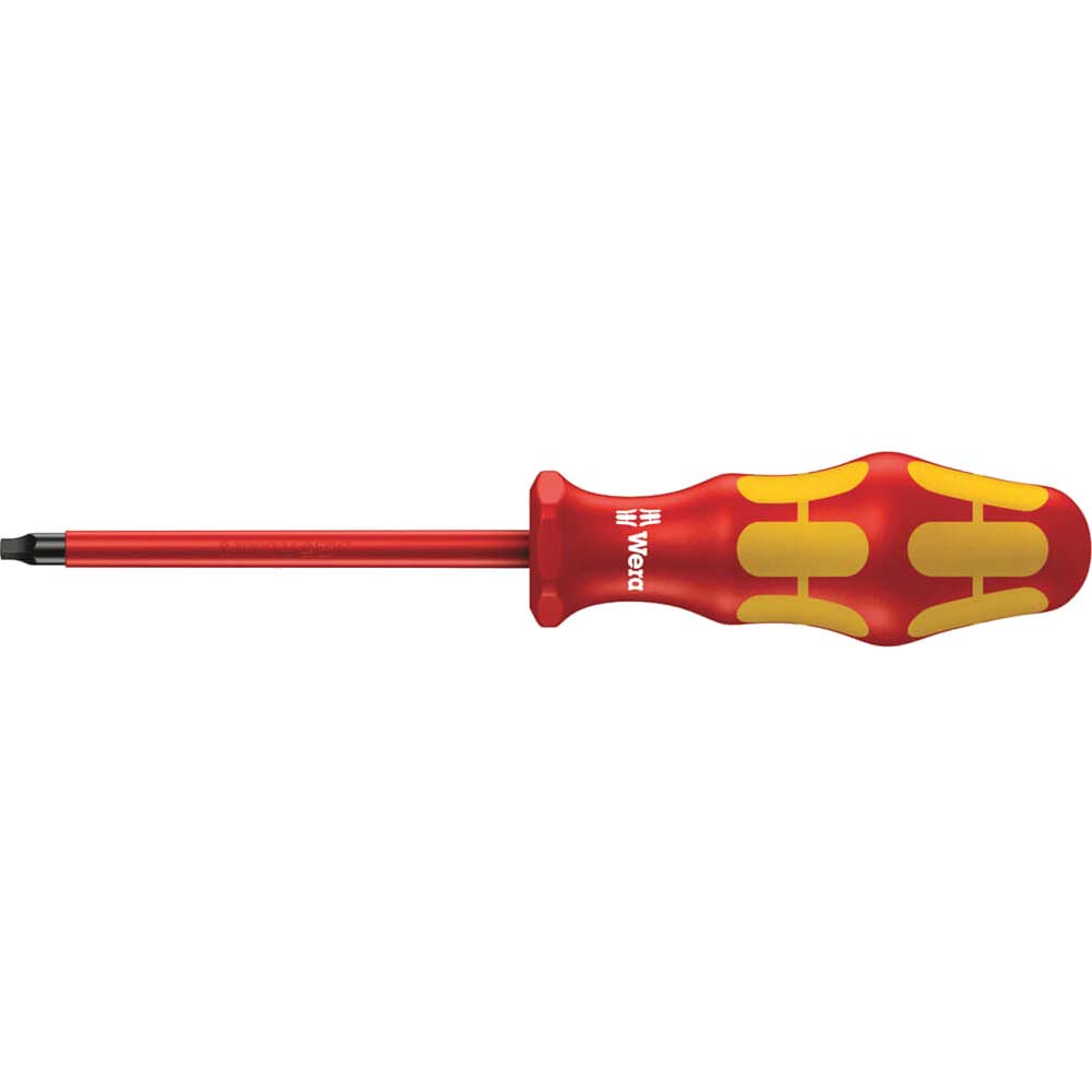 Photo of Wera Kraftform Plus 168i Vde Insulated Square Screwdriver Robertson Tip 2 100mm
