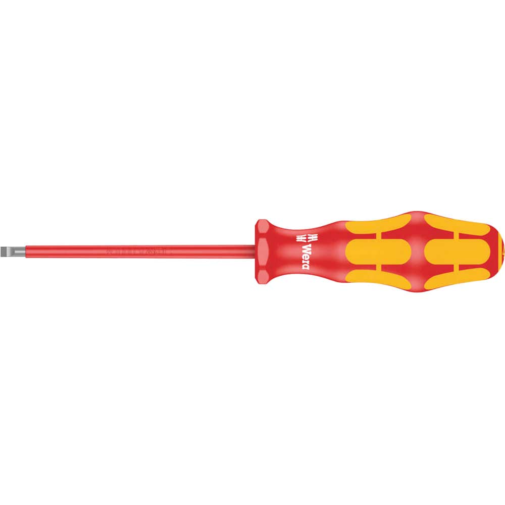 Photo of Wera Kraftform 160i Vde Insulated Parallel Slotted Screwdriver 8mm 175mm