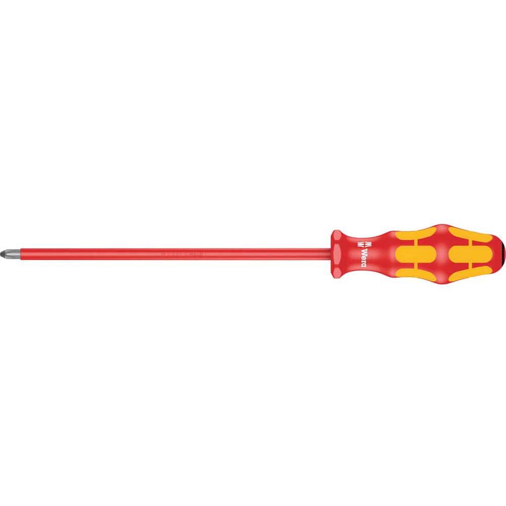 Photo of Wera Kraftform 165i Vde Insulated Pozi Screwdriver Pz2 200mm