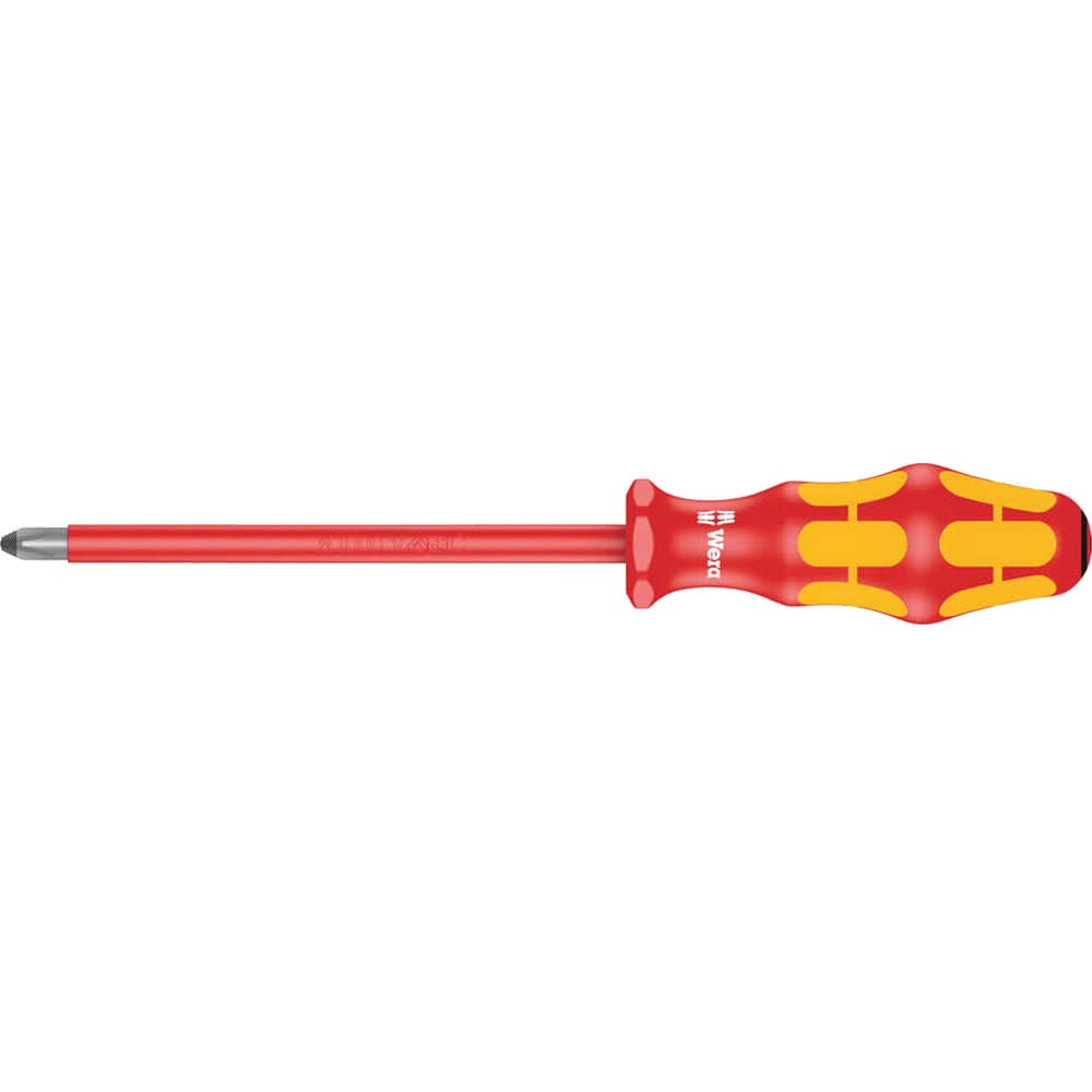 Photo of Wera Kraftform 165i Vde Insulated Pozi Screwdriver Pz3 150mm