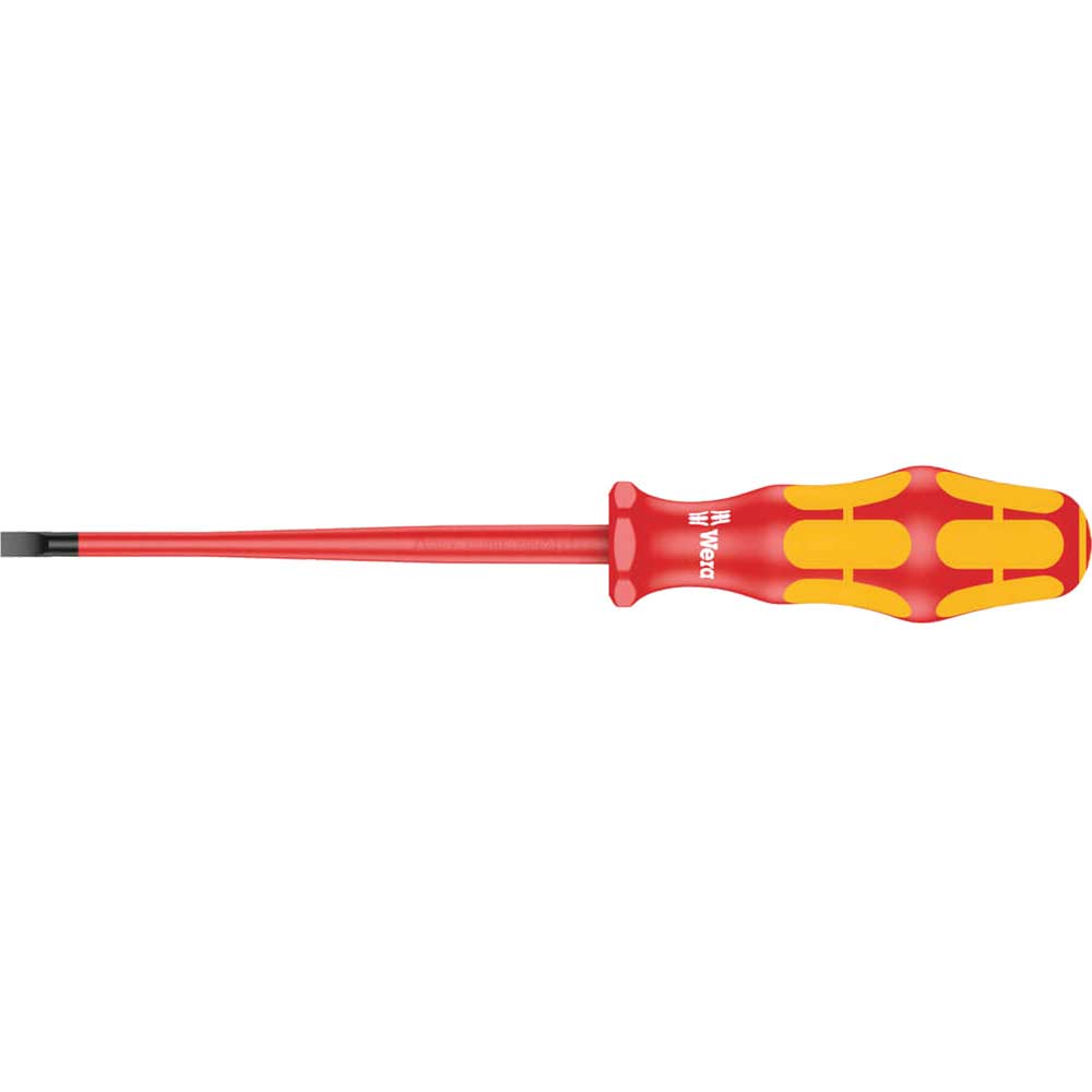 Photo of Wera Kraftform Plus 160is Vde Insulated Slimline Slotted Screwdriver 5.5mm 125mm