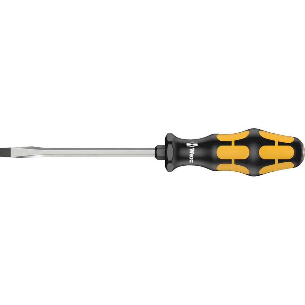 Photo of Wera Kraftform Plus Chisel Drive Flared Slotted Screwdriver 9mm 150mm