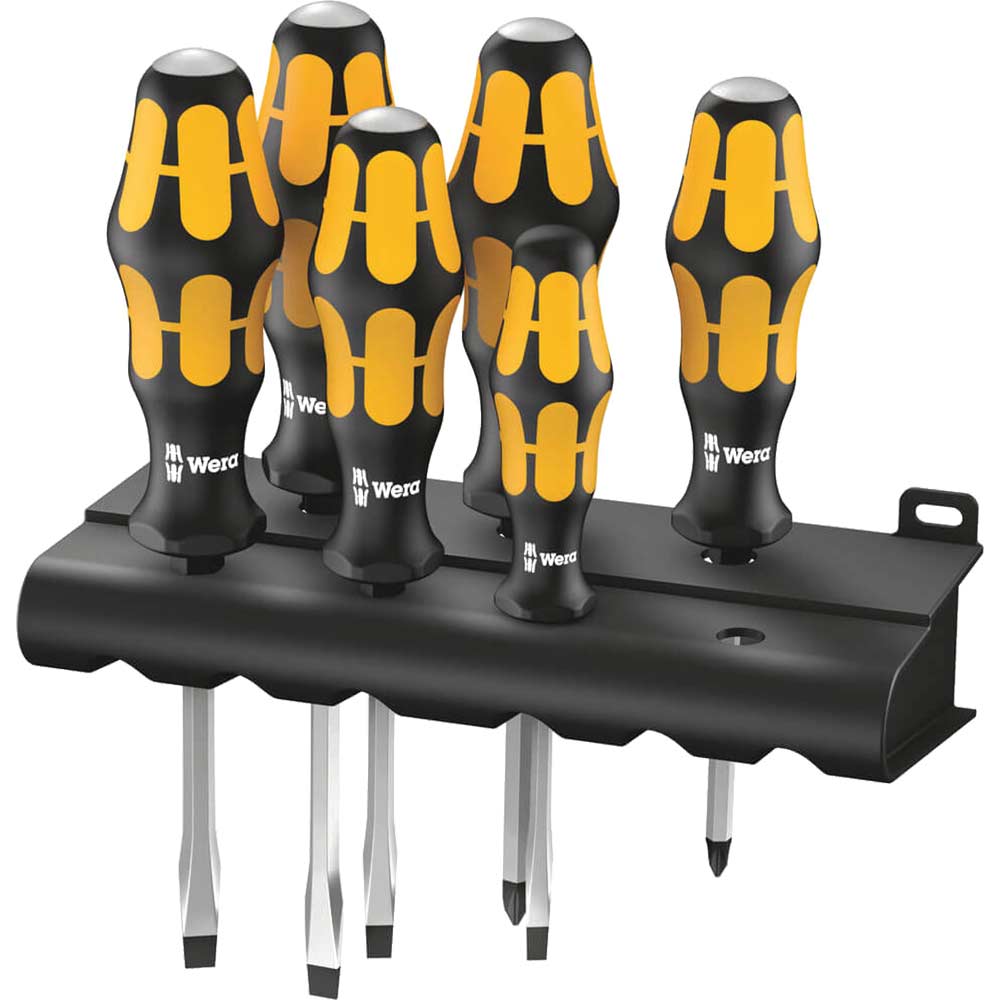 Photo of Wera 6 Piece Kraftfoktor Screwdriver Set