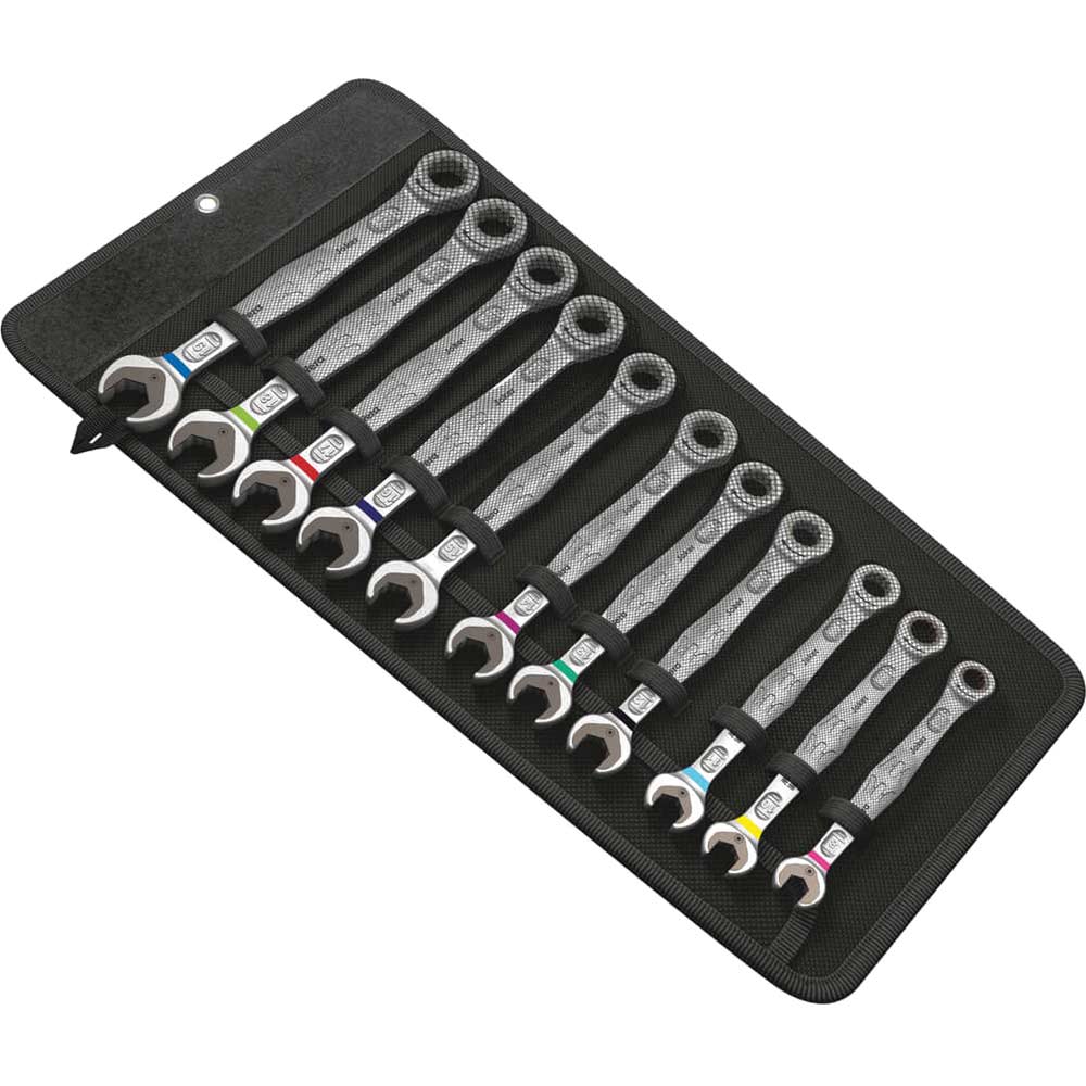 Photo of Wera 11 Piece Joker Ratchet Combination Spanner Set Metric