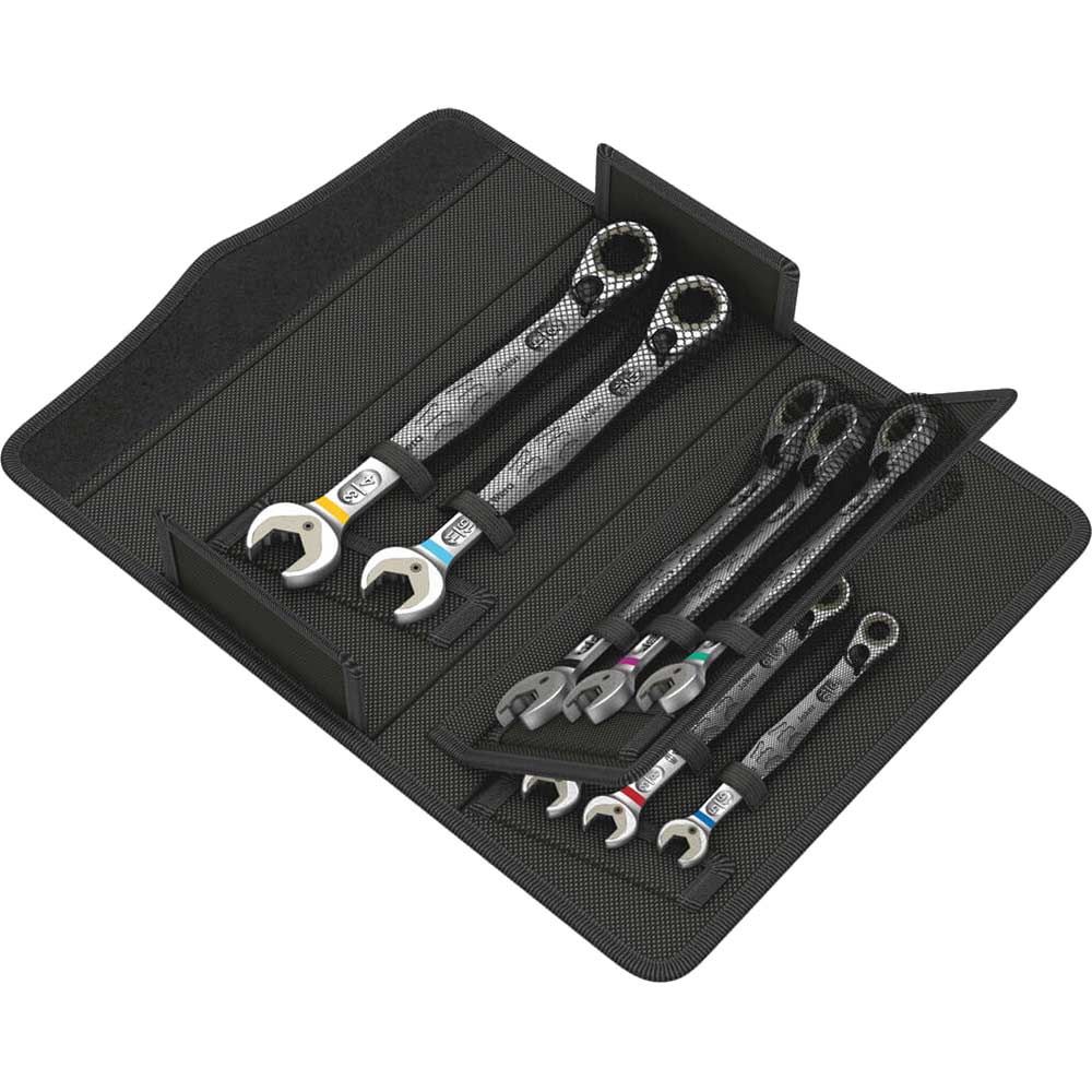 Photo of Wera 8 Piece Joker Combination Ratchet Spanner Set Imperial