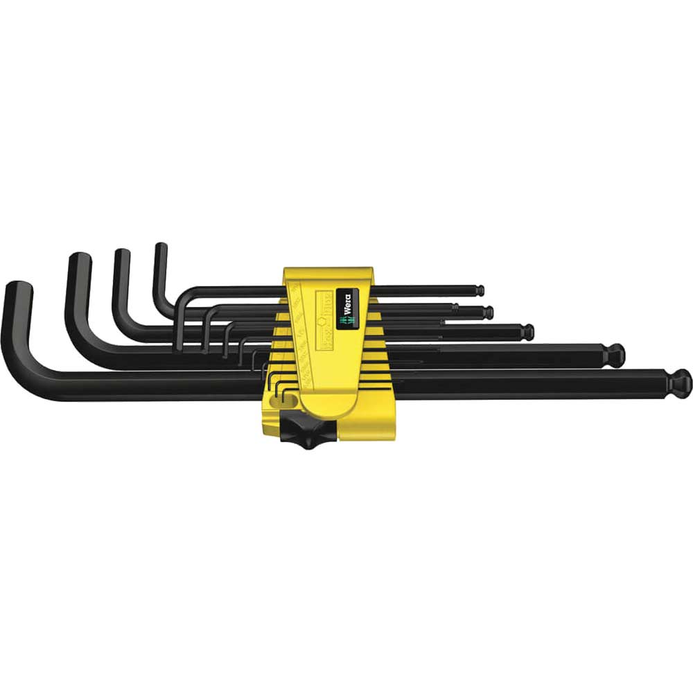 Photo of Wera 950pkl Sz N 13 Piece Blacklaser Hex Key Set Imperial