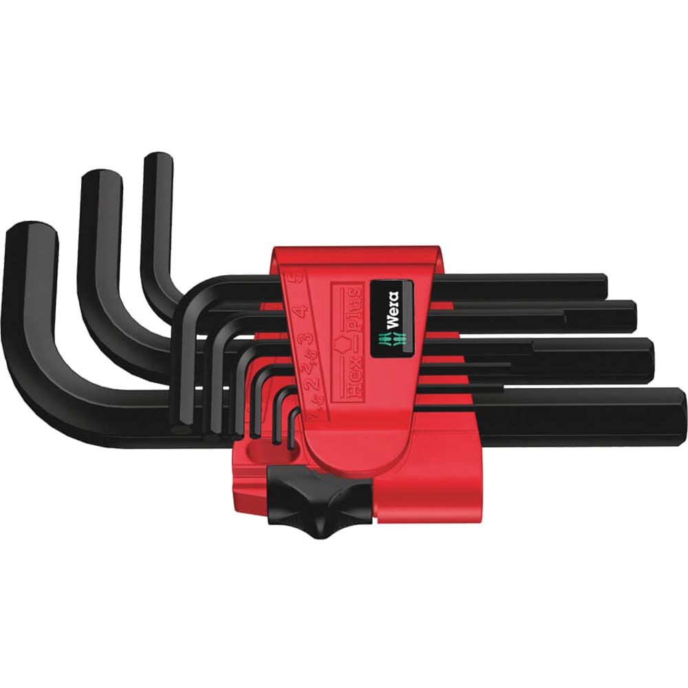 Photo of Wera 950 Bm N 9 Piece Hex Allen Key Set