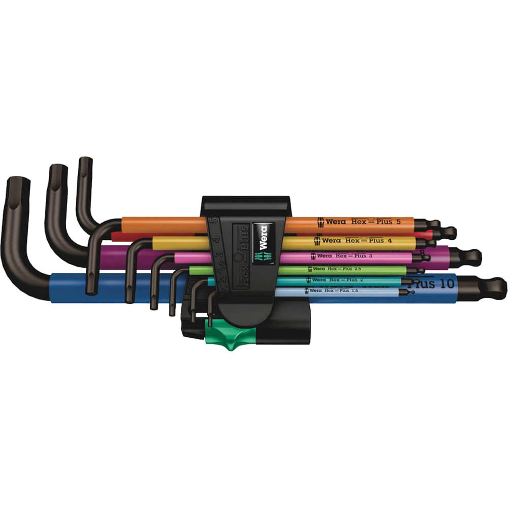 Photo of Wera 950spkl Sm N 9 Piece Multicolour Hex Key Set