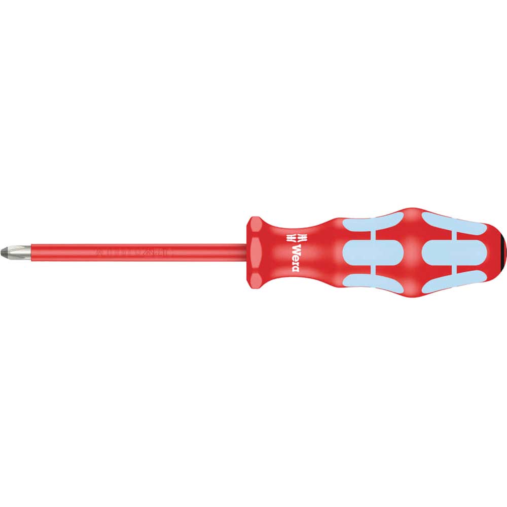 Photo of Wera Kraftform 3165i Vde Pozi Stainless Steel Screwdriver Pz2 100mm