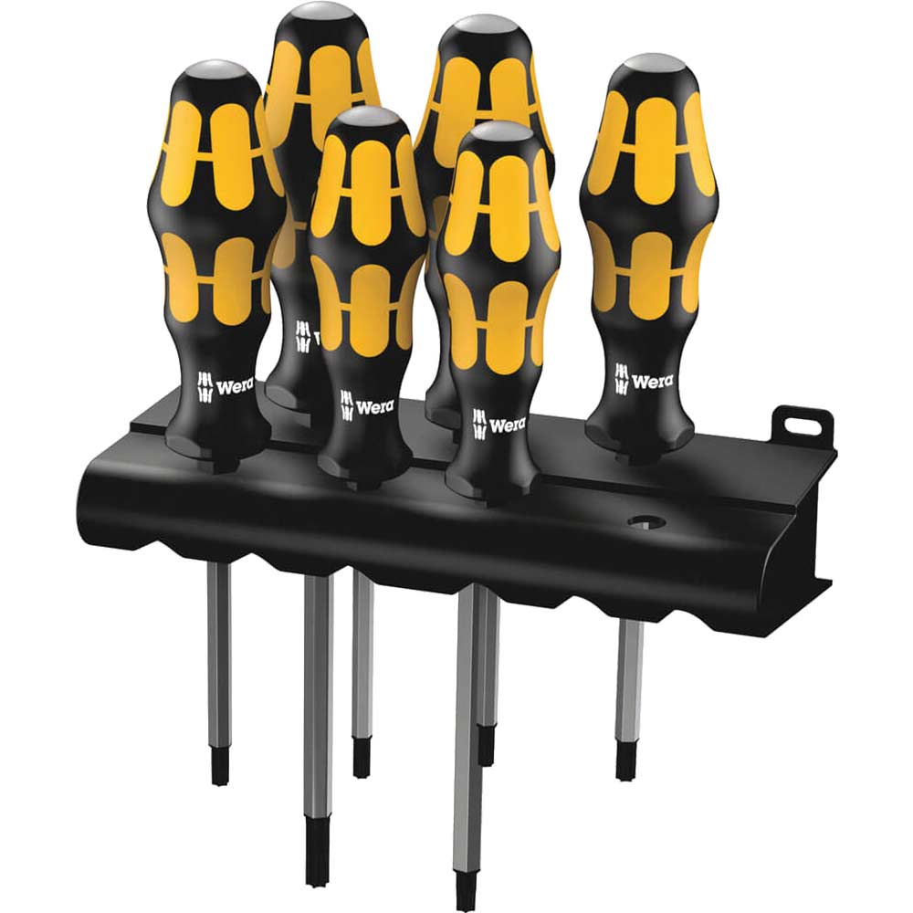 Photo of Wera 6 Piece Kraftform Hammer Through Torx Screwdriver Set
