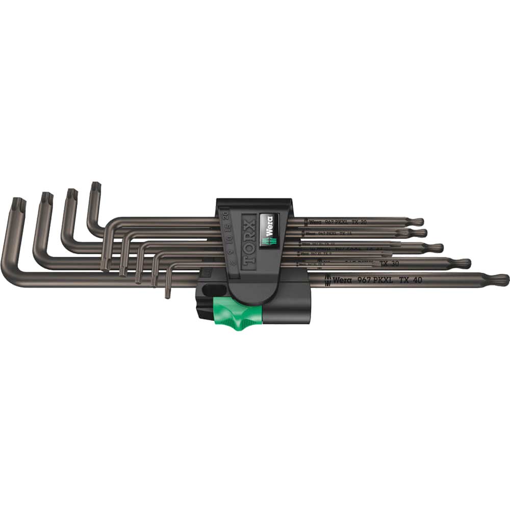Image of Wera 9 Piece Torx Key Set Long