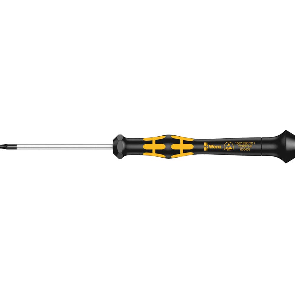 Photo of Wera Kraftform 1567 Torx Hf Micro Esd Screwdriver T7 60mm
