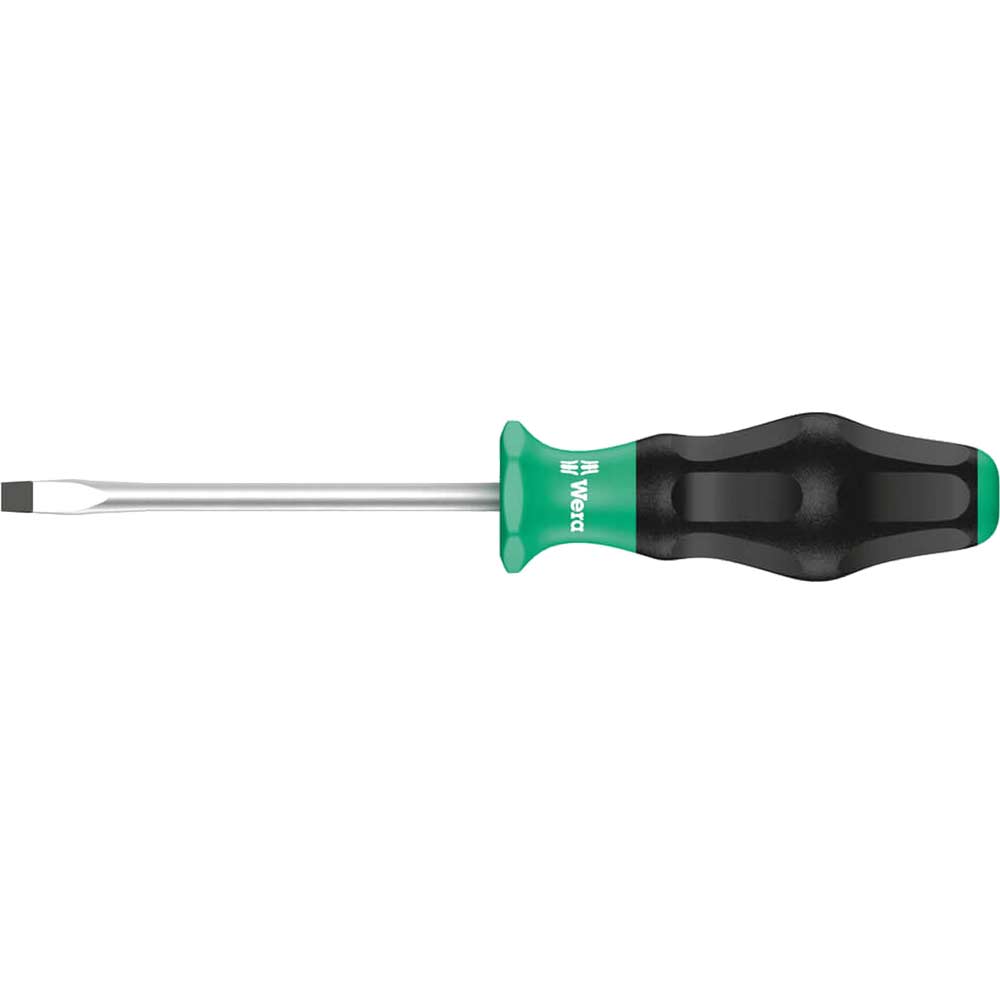 Photo of Wera Kraftform Comfort Grip Flared Slotted Screwdriver 6.5mm 150mm