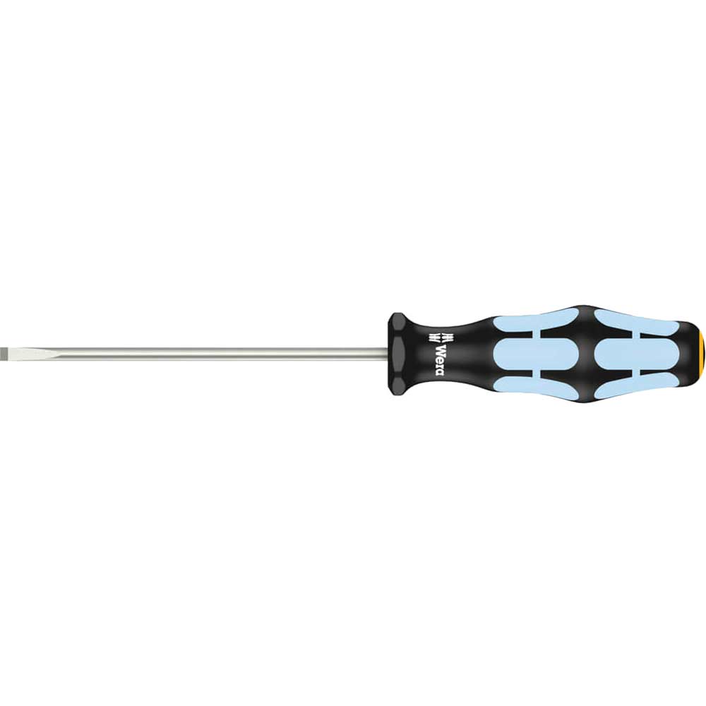Photo of Wera Kraftform Stainless Steel Parallel Slotted Tip Screwdriver 3.5mm 100mm