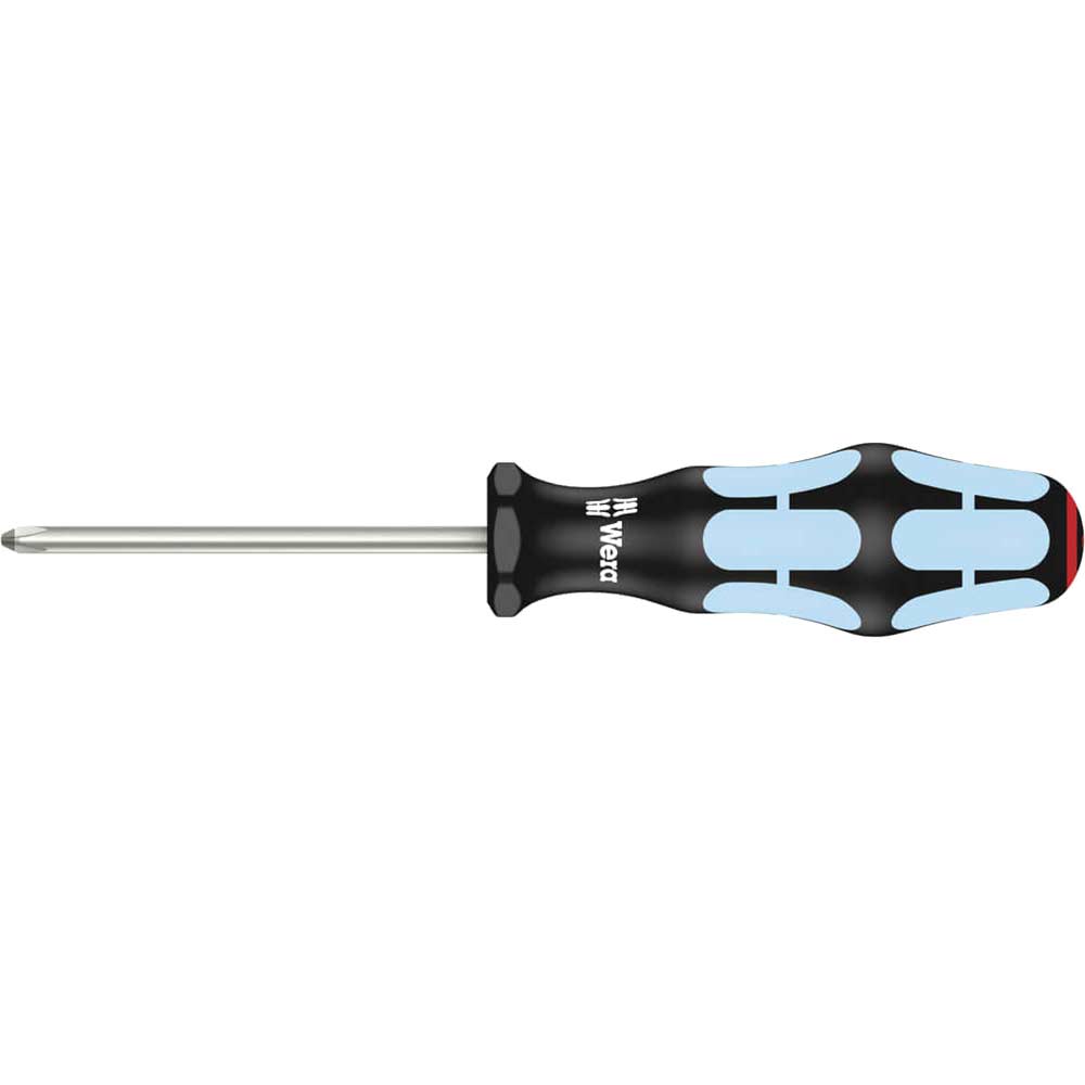 Photo of Wera Kraftform Stainless Steel Phillips Screwdriver Ph1 80mm